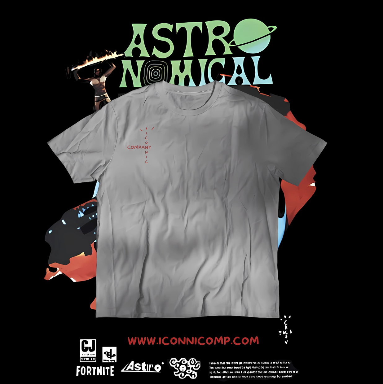 Camiseta Astro Iconnic (OVER)